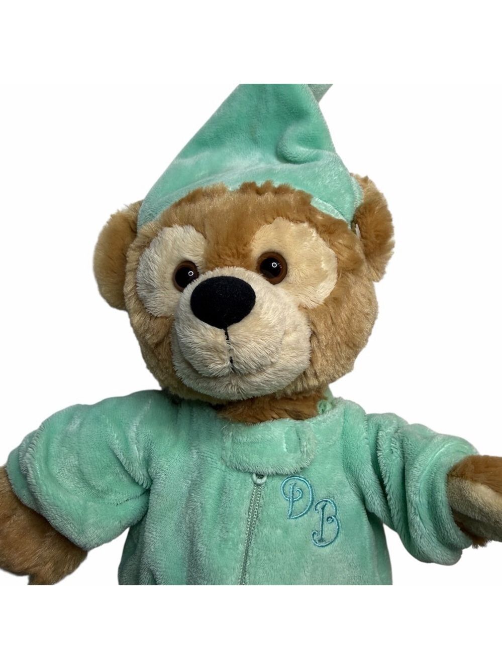 Disney Parks Bear Plush Mint Green Pajamas 14” Disneyland Walt Disney World - Picture 2 of 11